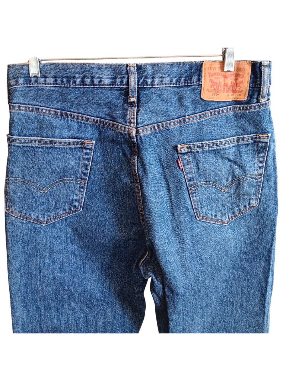 Mens Levi's 550 Denim Jeans 36x30 Tapered Fit Y2K